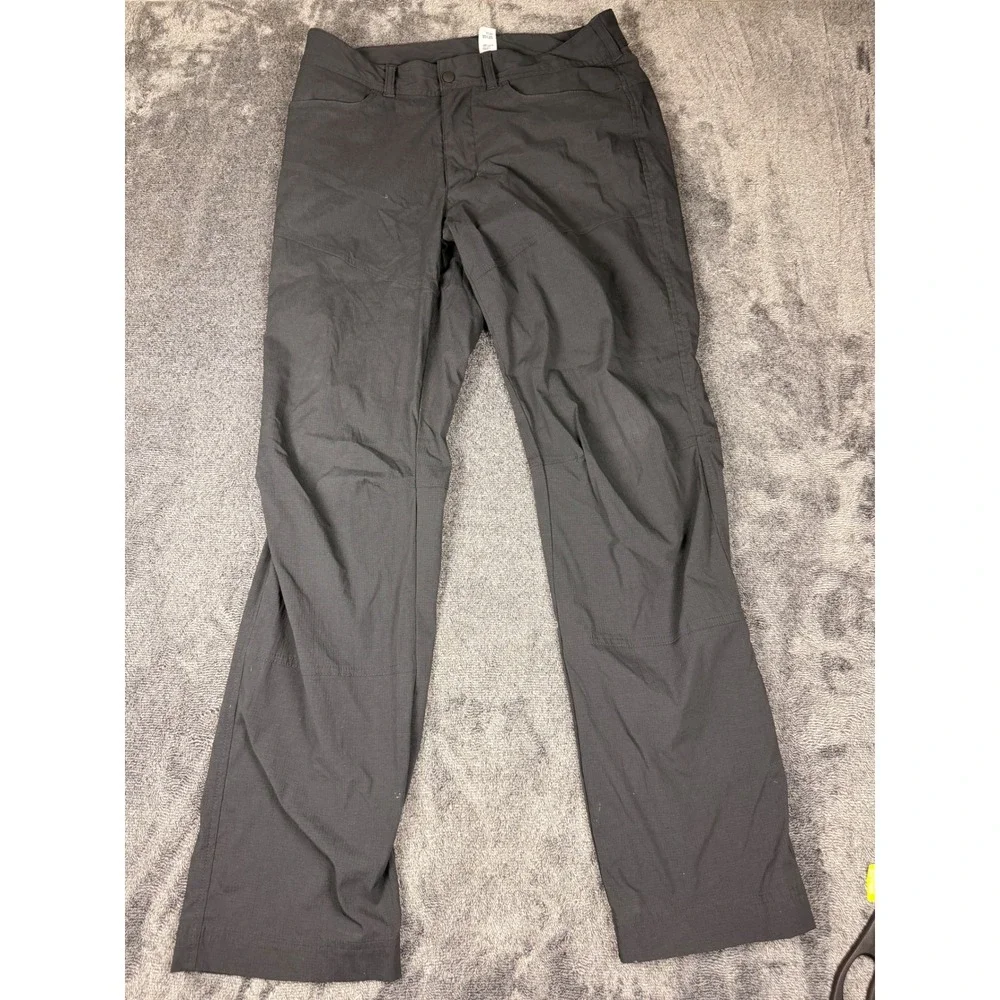 Mountain Hardwear Mens Hiking Pants Charcoal Gray Ripstop 32x32 2025841